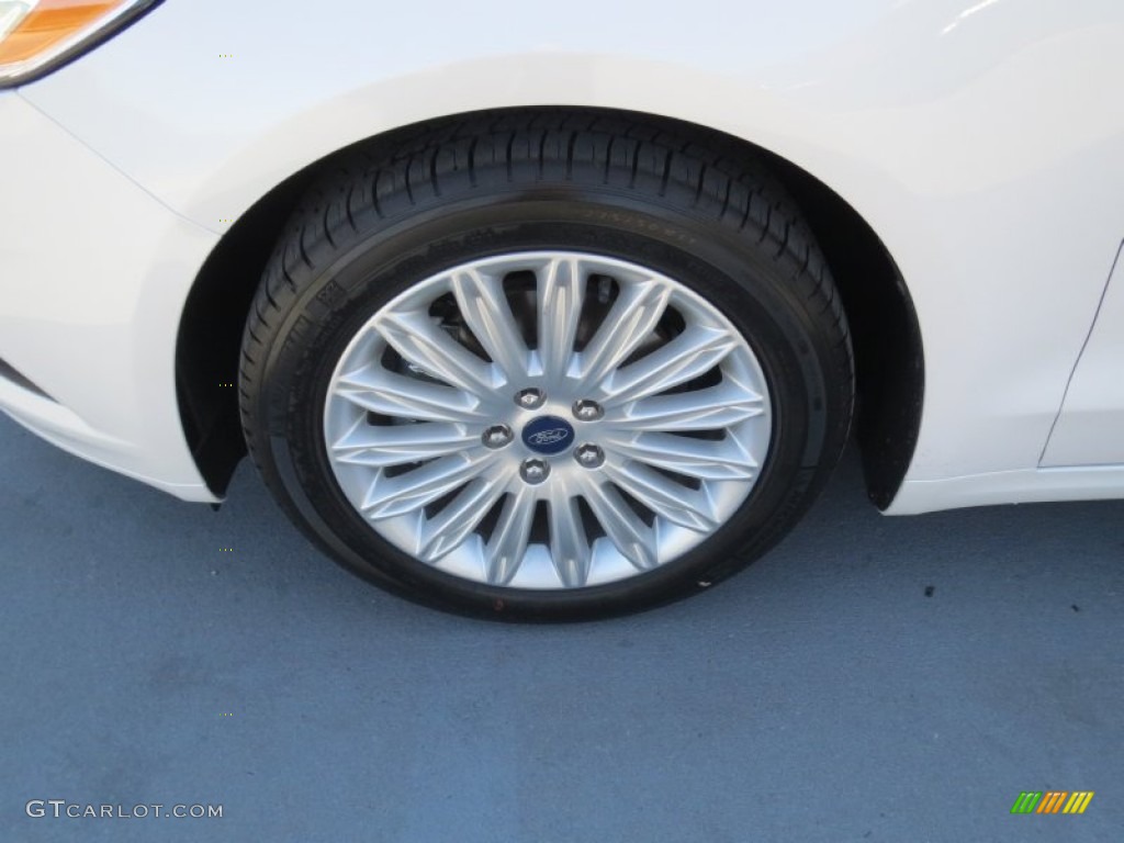 2013 Fusion Hybrid SE - White Platinum Metallic Tri-coat / Charcoal Black photo #10