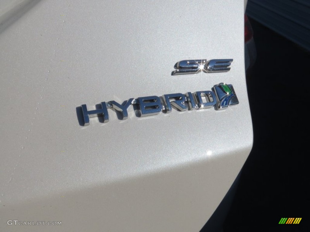 2013 Fusion Hybrid SE - White Platinum Metallic Tri-coat / Charcoal Black photo #15