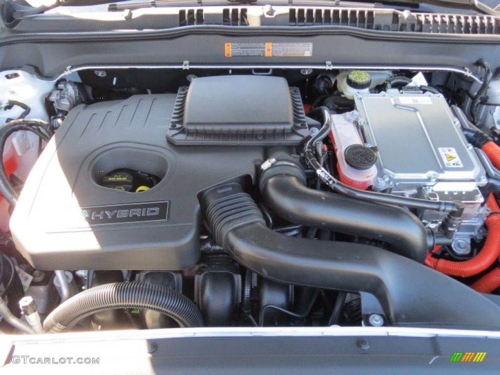 2013 Ford Fusion Hybrid SE 2.0 Liter Atkinson-Cycle DOHC 16-Valve 4 Cylinder Gasoline/Electric Hybrid Engine Photo #73830092