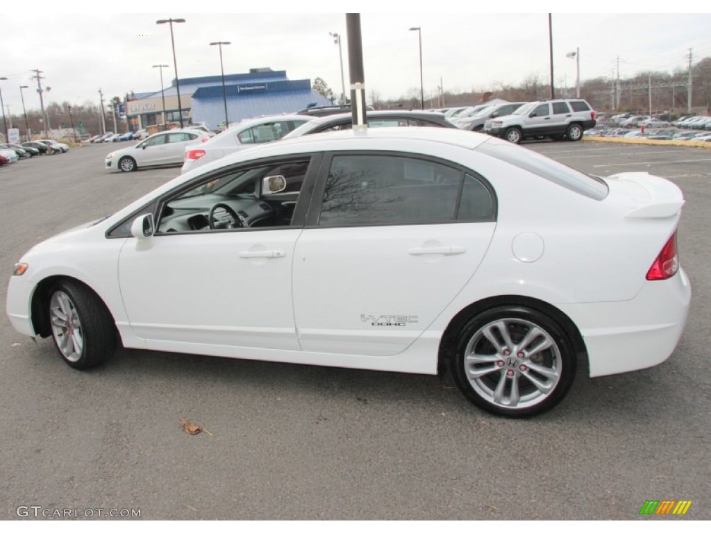 Taffeta White 2007 Honda Civic Si Sedan Exterior Photo #73830575