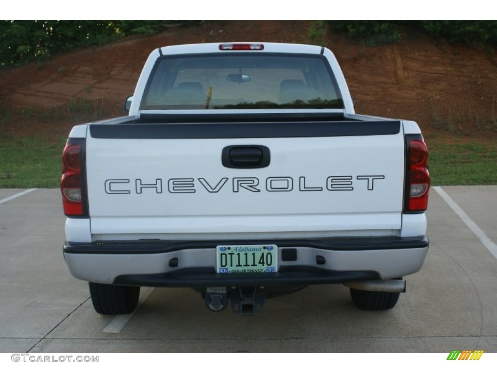 2005 Silverado 1500 LS Extended Cab - Summit White / Medium Gray photo #4