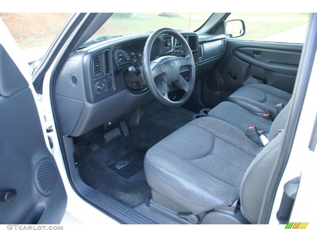 2005 Silverado 1500 LS Extended Cab - Summit White / Medium Gray photo #14