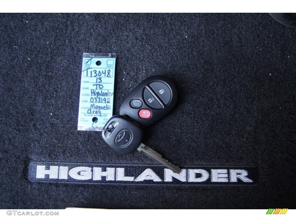 2013 Highlander  - Magnetic Gray Metallic / Ash photo #37