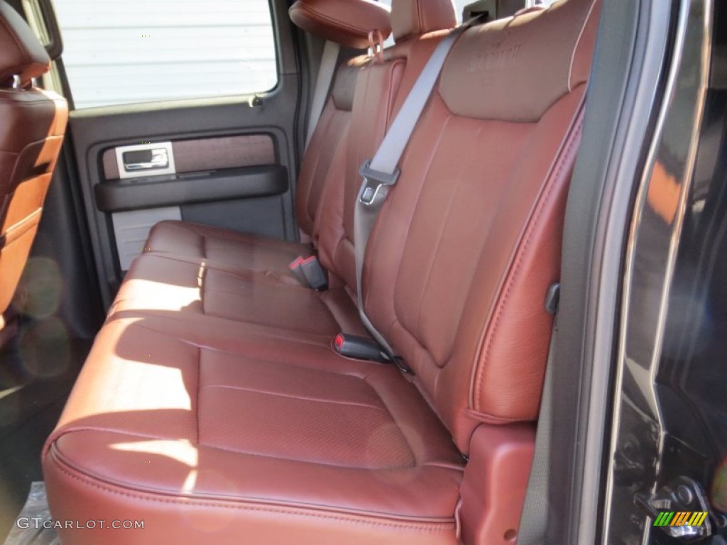 2013 Ford F150 King Ranch SuperCrew Rear Seat Photo #73834194