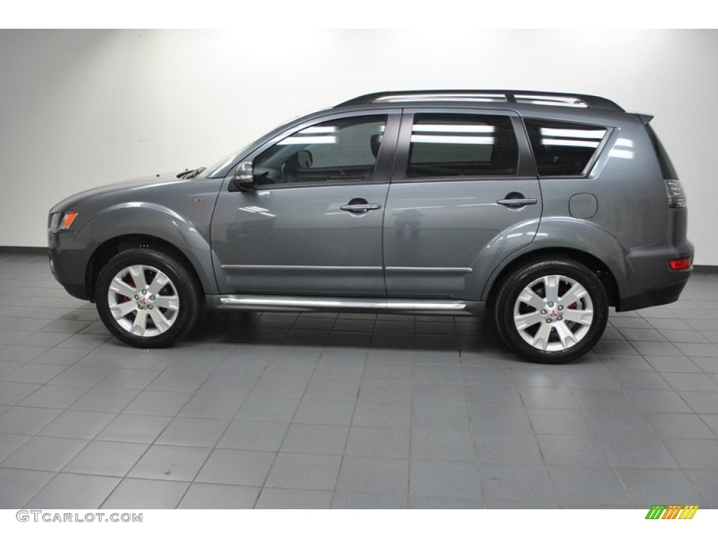 Graphite Gray Pearl 2011 Mitsubishi Outlander SE Exterior Photo #73834393