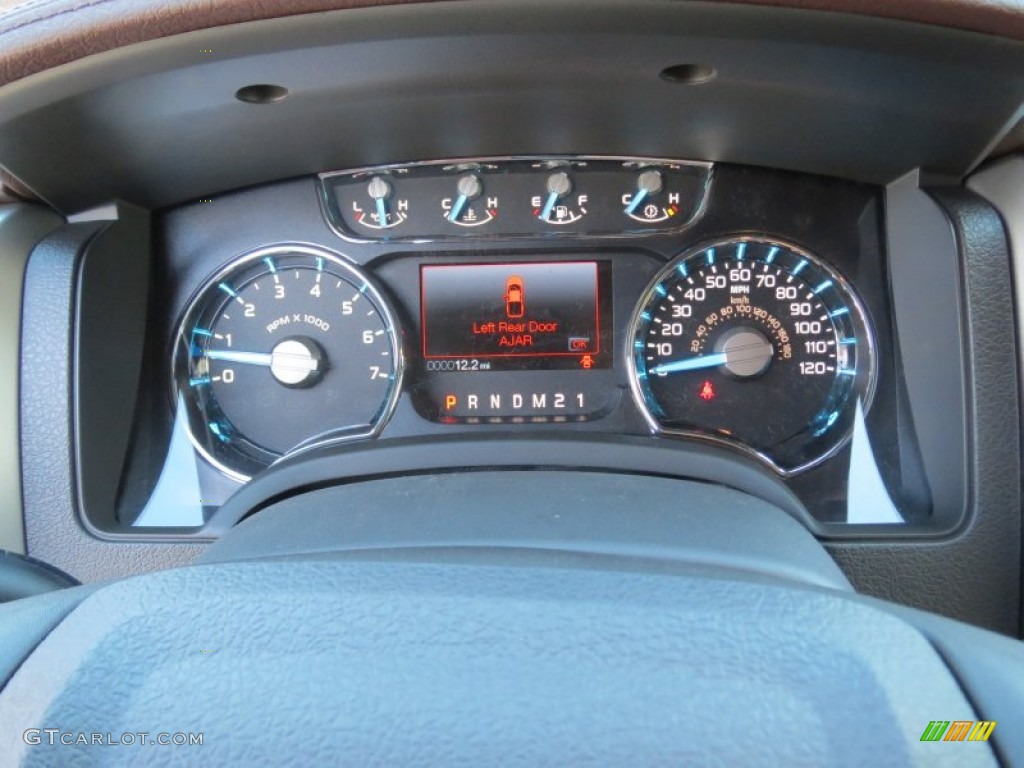 2013 Ford F150 King Ranch SuperCrew Gauges Photo #73834493