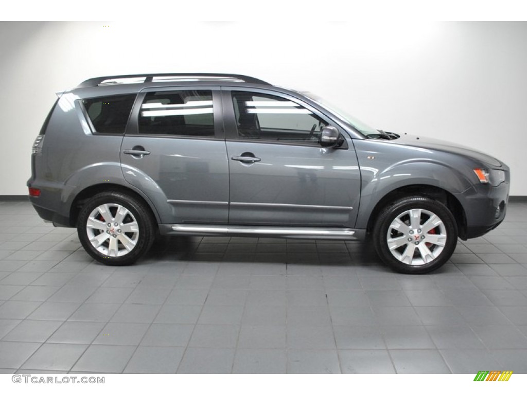Graphite Gray Pearl 2011 Mitsubishi Outlander SE Exterior Photo #73834496