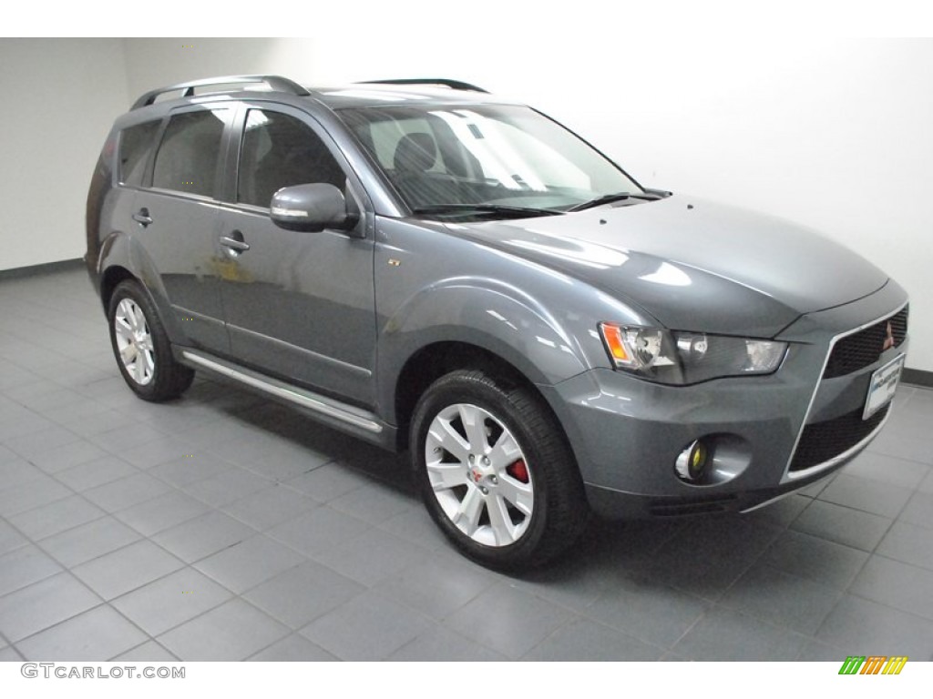 Graphite Gray Pearl 2011 Mitsubishi Outlander SE Exterior Photo #73834517