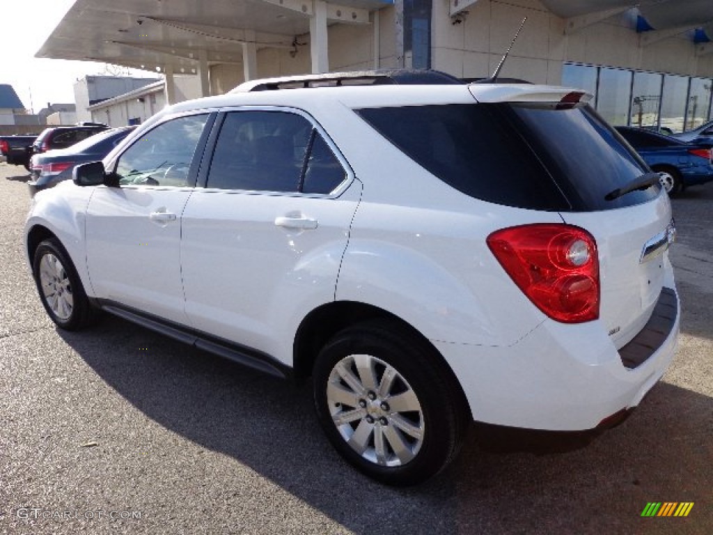 2010 Equinox LT AWD - Summit White / Jet Black photo #2