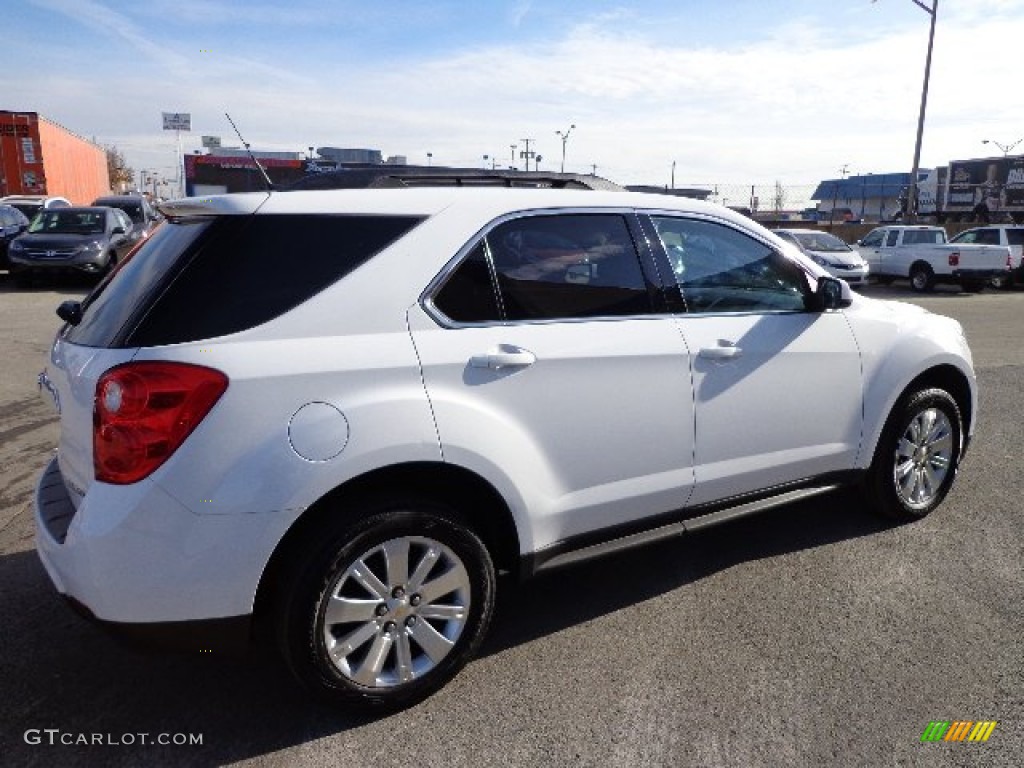 2010 Equinox LT AWD - Summit White / Jet Black photo #4