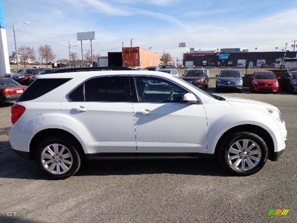2010 Equinox LT AWD - Summit White / Jet Black photo #5