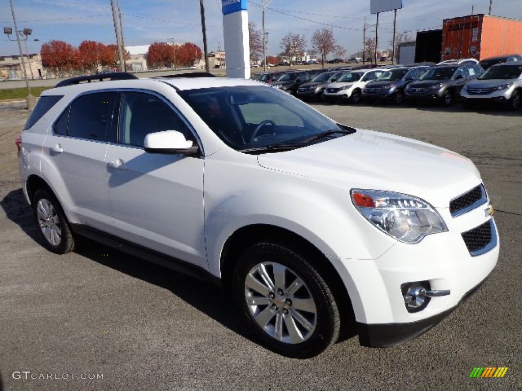 2010 Equinox LT AWD - Summit White / Jet Black photo #6