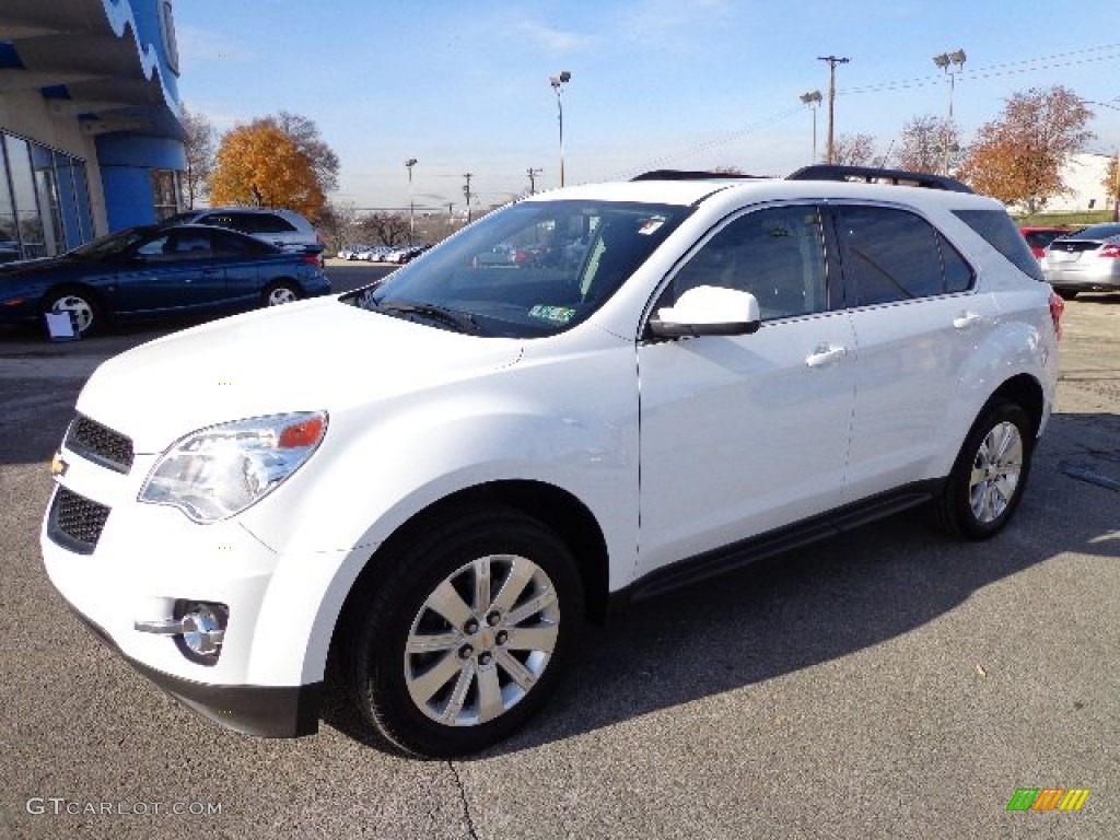2010 Equinox LT AWD - Summit White / Jet Black photo #8
