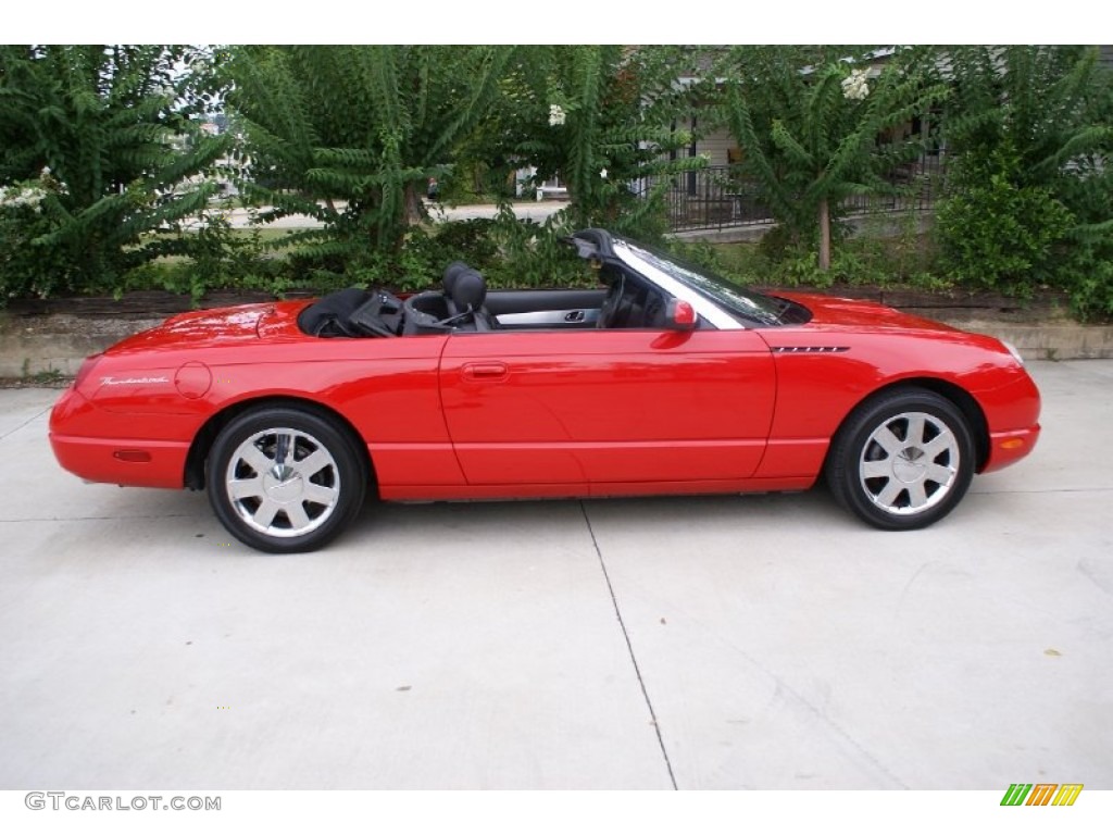 Torch Red 2002 Ford Thunderbird Premium Roadster Exterior Photo #73834937