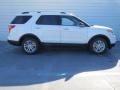 2013 White Platinum Tri-Coat Ford Explorer XLT  photo #2