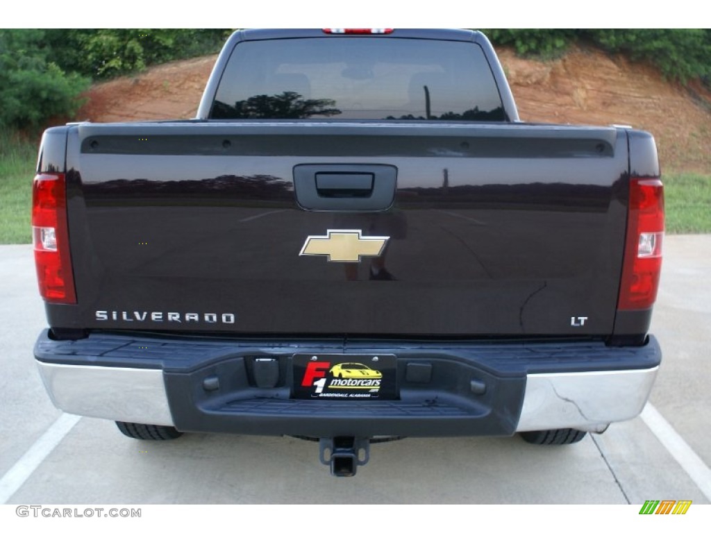 2008 Silverado 1500 LT Extended Cab - Dark Cherry Metallic / Ebony photo #5