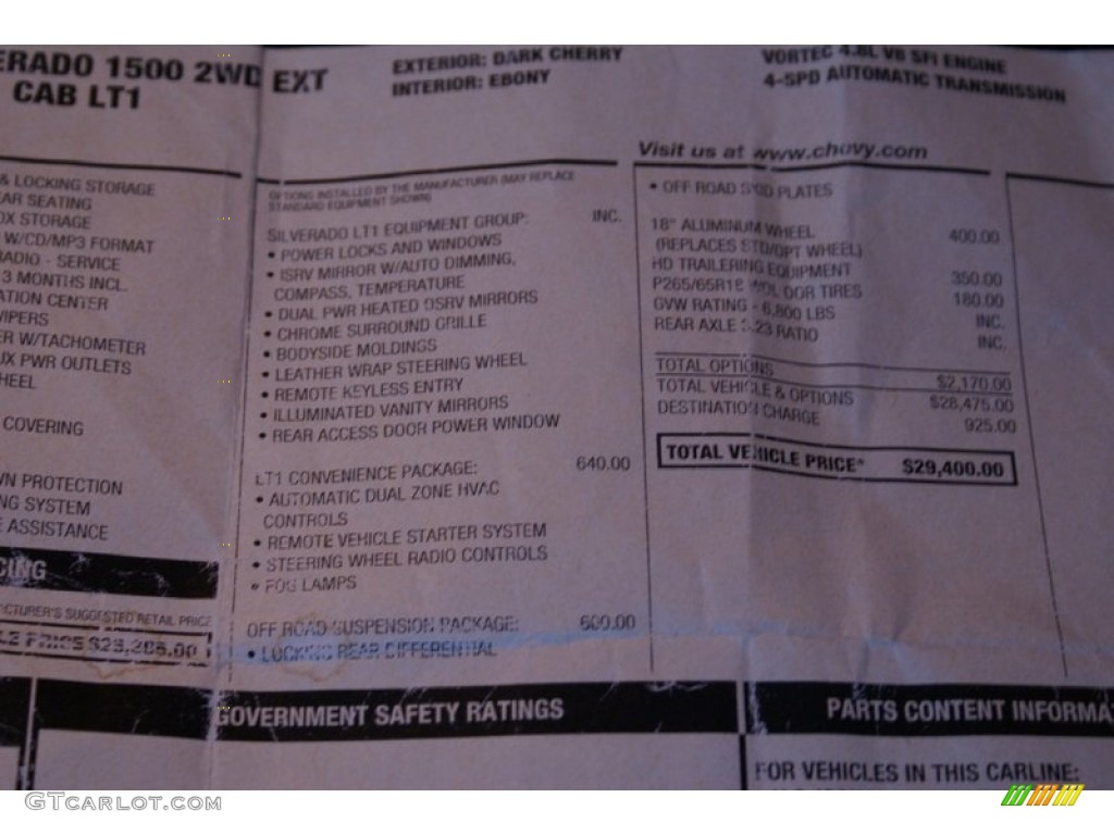 2008 Silverado 1500 LT Extended Cab - Dark Cherry Metallic / Ebony photo #21