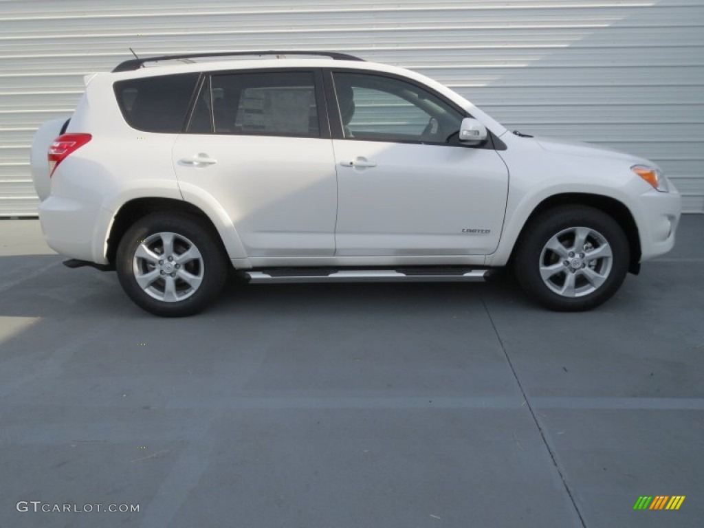 2012 RAV4 Limited - Blizzard White Pearl / Ash photo #2