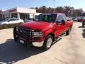 Red Clearcoat 2005 Ford F250 Super Duty XL SuperCab