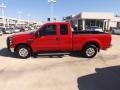 2005 Red Clearcoat Ford F250 Super Duty XL SuperCab  photo #2
