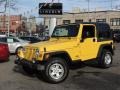 Solar Yellow 2004 Jeep Wrangler Sport 4x4