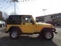 2004 Solar Yellow Jeep Wrangler Sport 4x4  photo #5