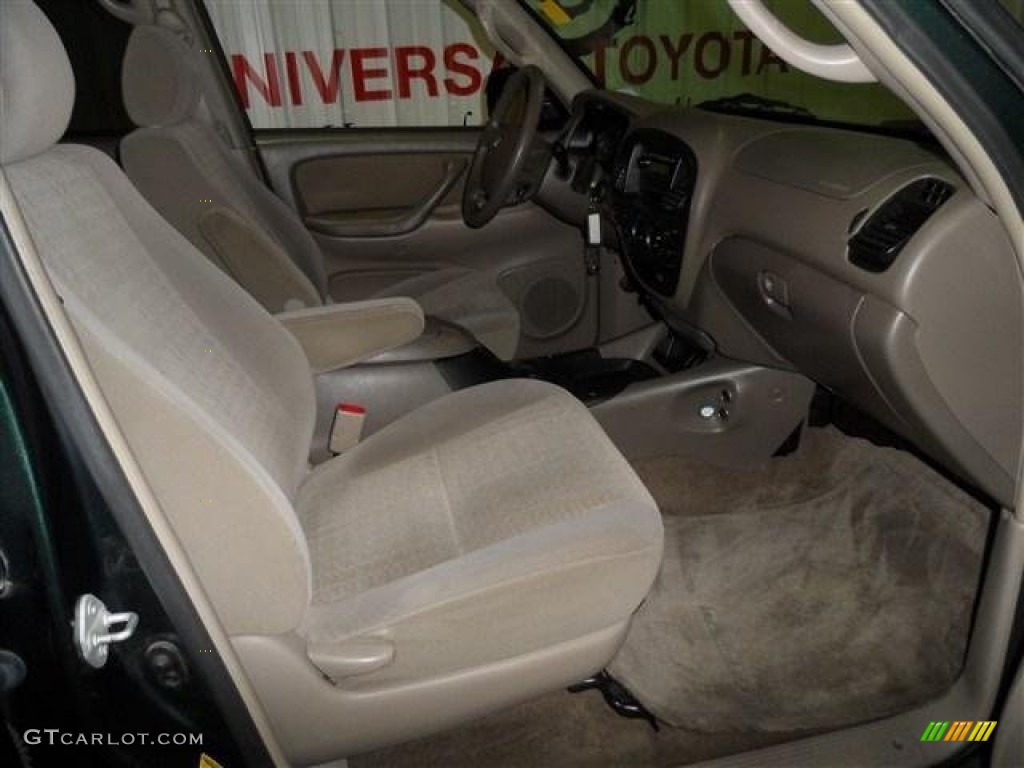 2005 Tundra SR5 Double Cab - Timberland Green Mica / Taupe photo #16