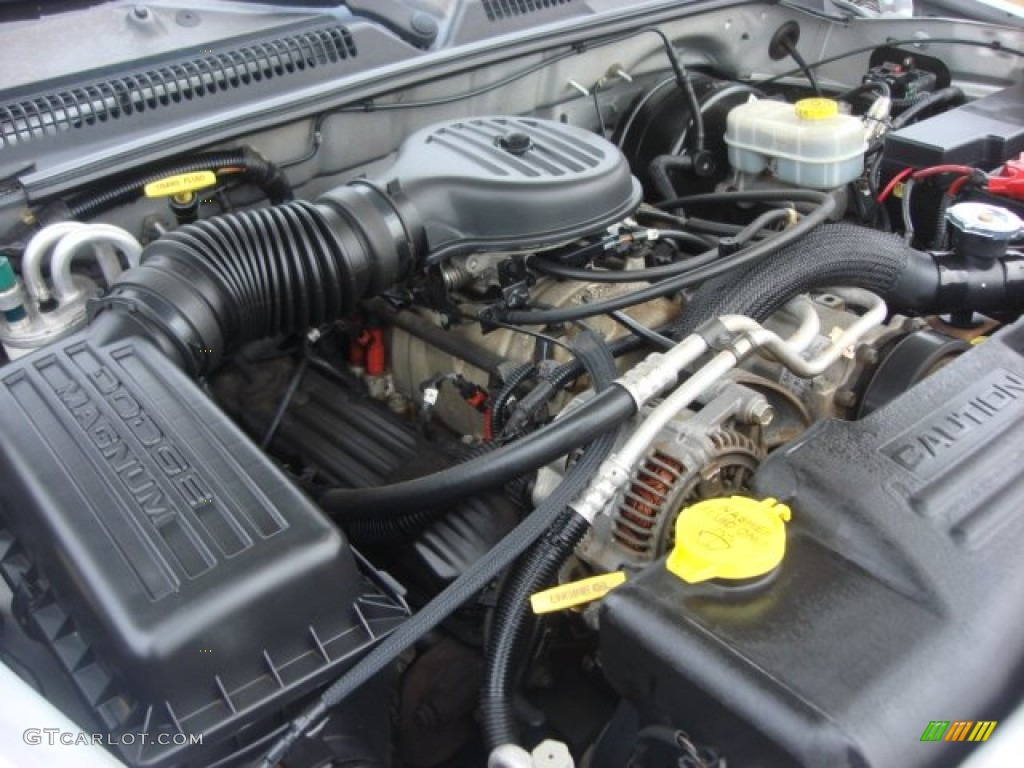 2001 Dodge Dakota SLT Quad Cab 5.9 Liter OHV 16-Valve V8 Engine Photo #73840454