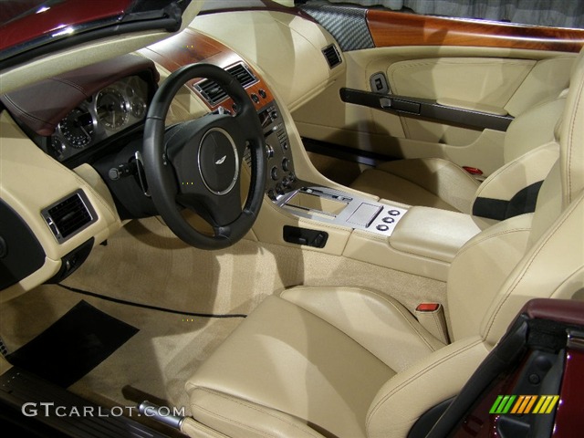 2005 DB9 Volante - Merlot Red / Sandstorm photo #6