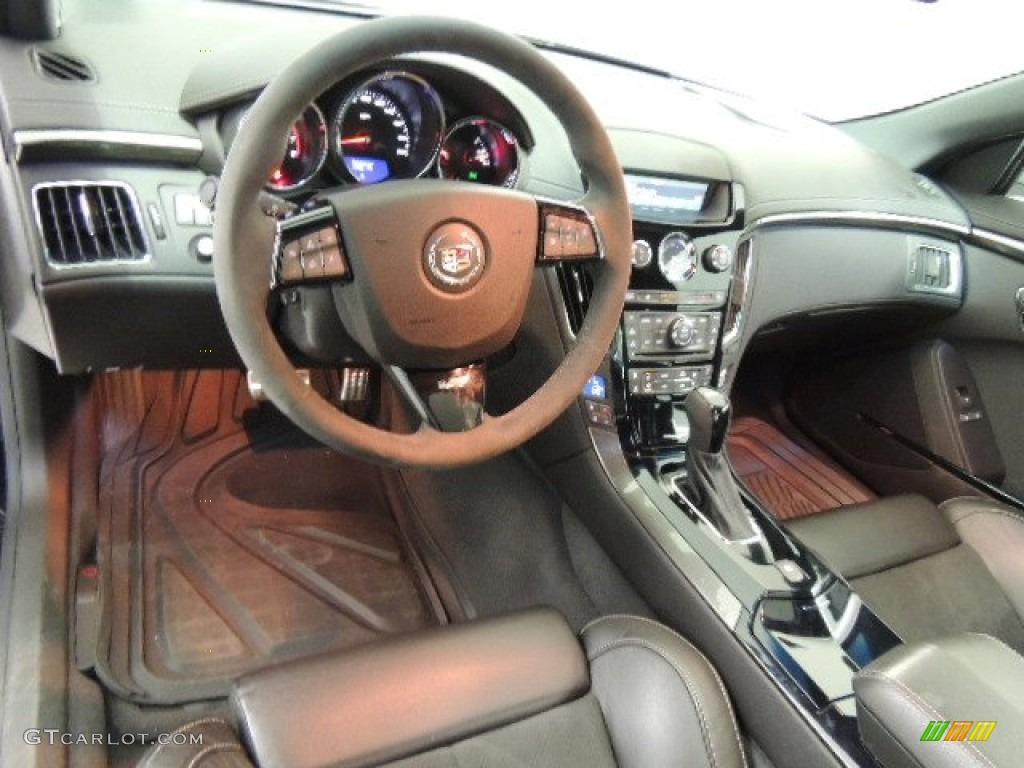 2012 Cadillac CTS -V Coupe Ebony/Ebony Dashboard Photo #73841273