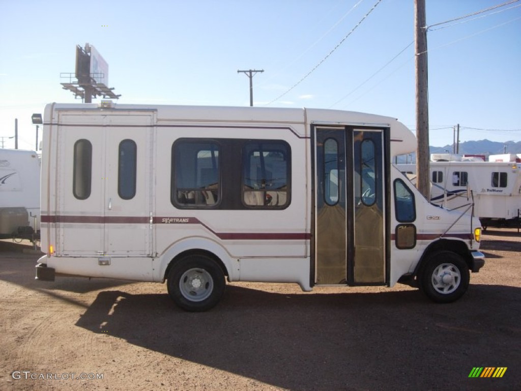 1995 E Series Van E350 Cutaway Handicap Passenger Conversion - White / Grey photo #14