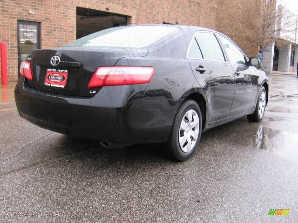 2007 Camry LE - Black / Ash photo #3