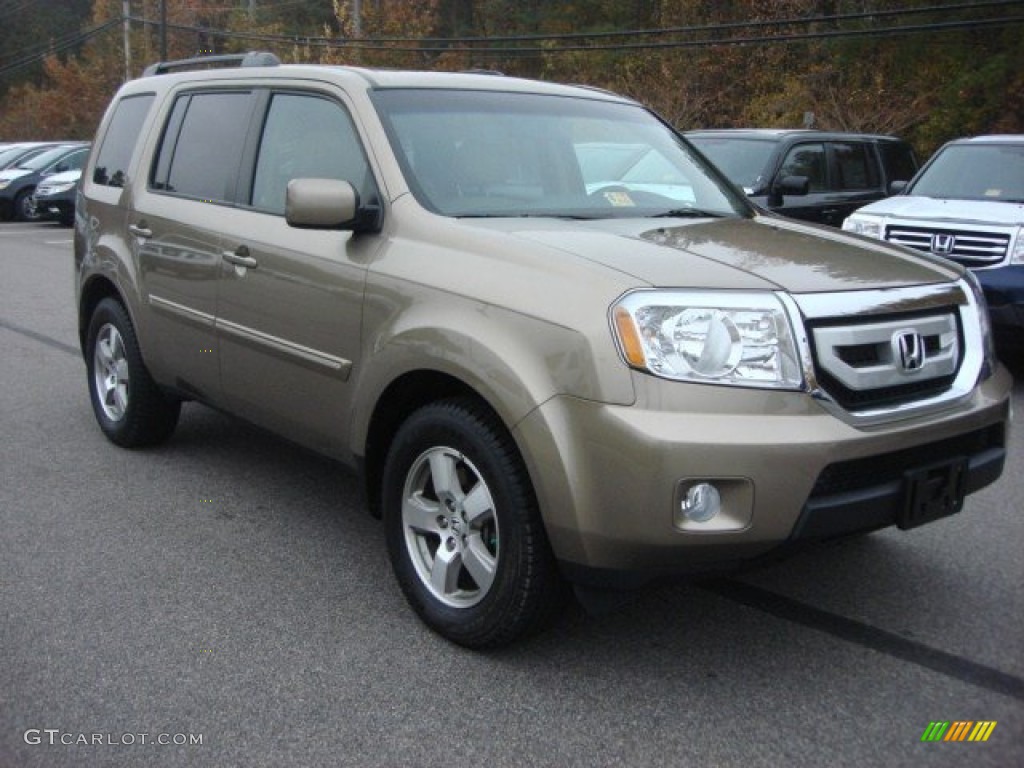Mocha Metallic 2010 Honda Pilot EX-L 4WD Exterior Photo #73842014