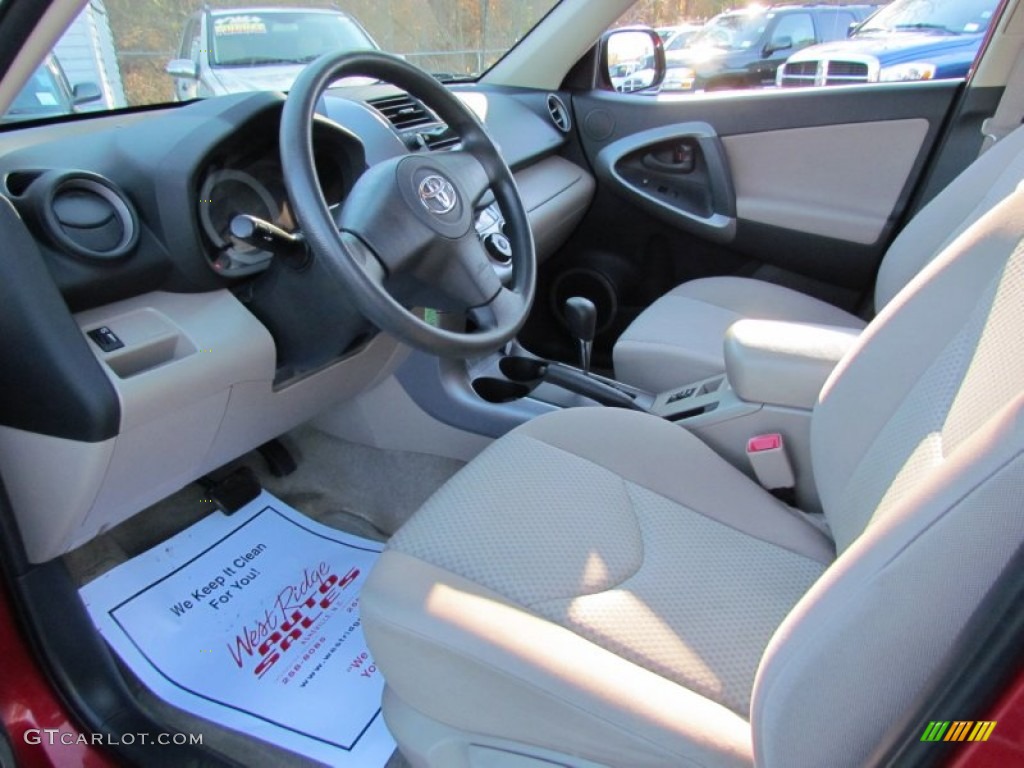 2007 RAV4 4WD - Barcelona Red Pearl / Taupe photo #24