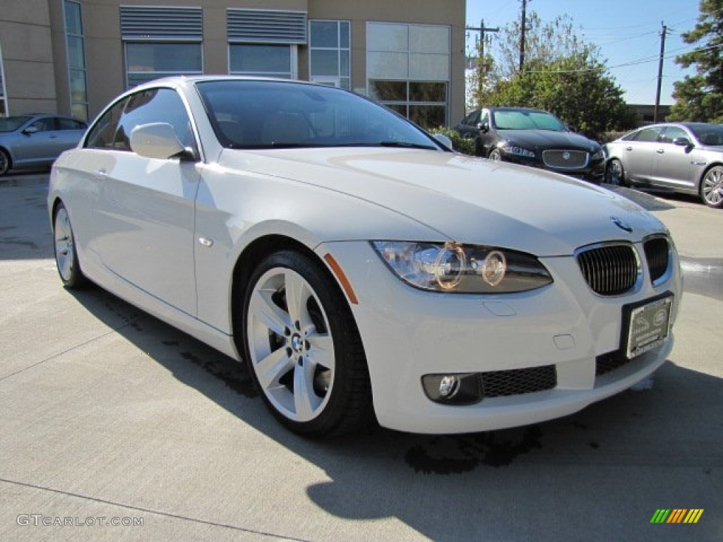 2010 3 Series 335i Convertible - Alpine White / Cream Beige photo #12