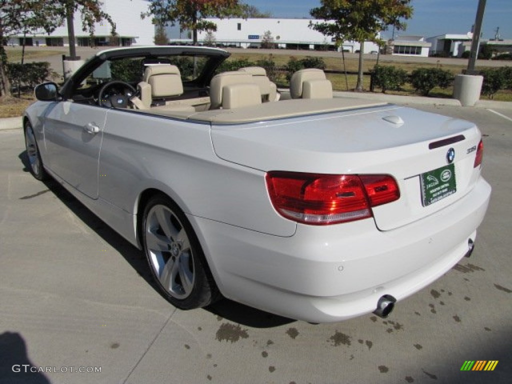 2010 3 Series 335i Convertible - Alpine White / Cream Beige photo #15