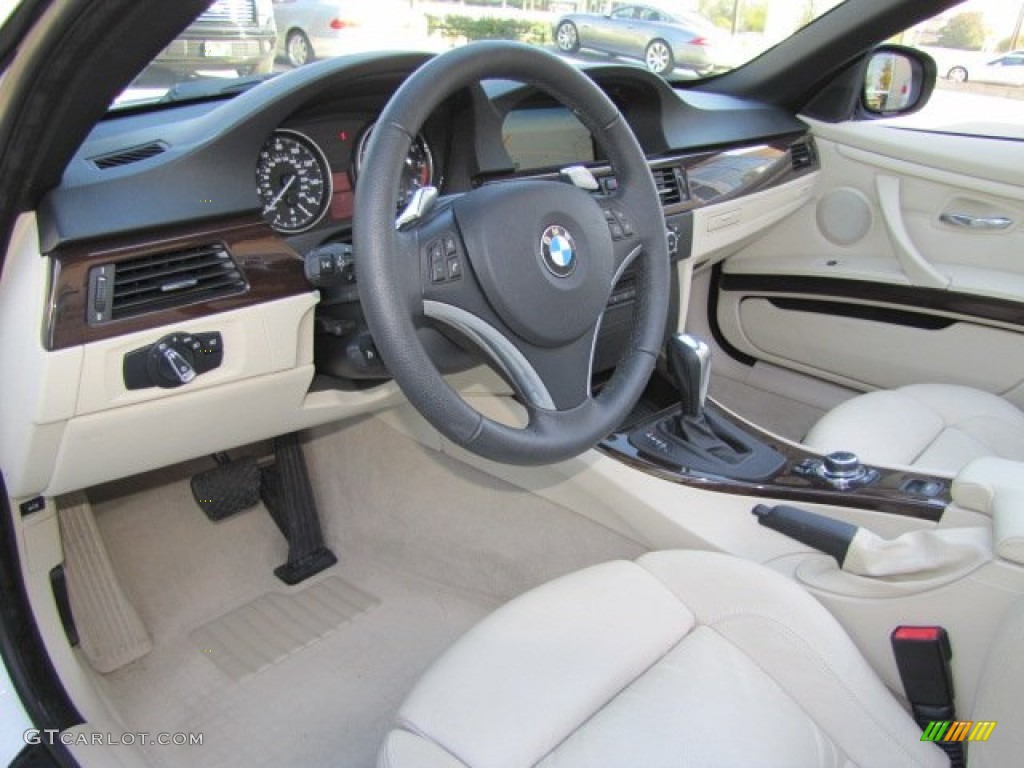 2010 3 Series 335i Convertible - Alpine White / Cream Beige photo #17