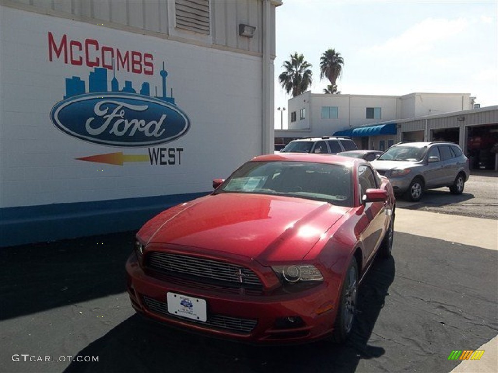 Red Candy Metallic Ford Mustang