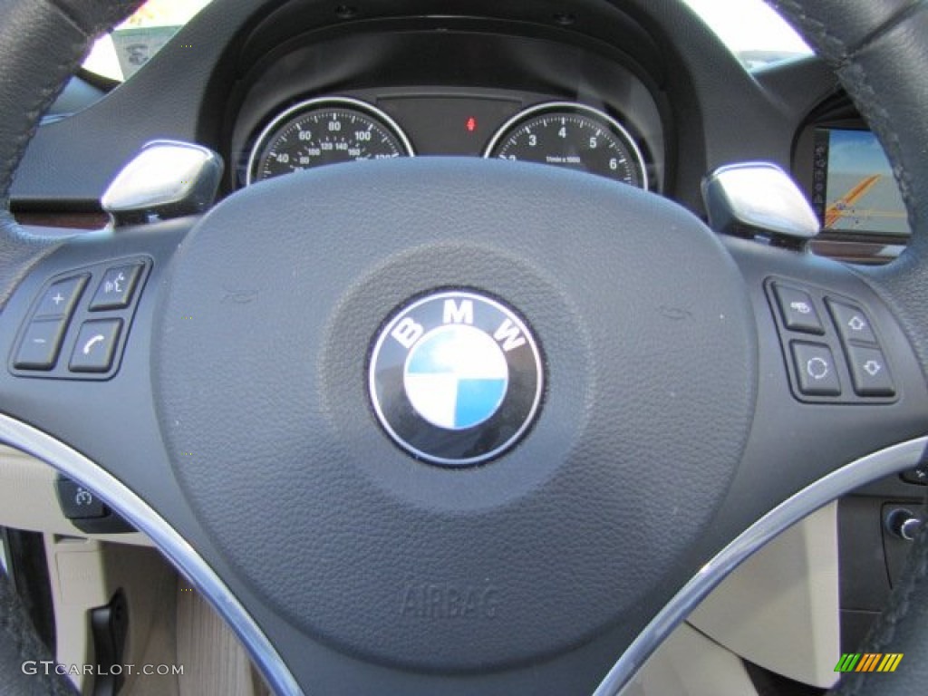 2010 3 Series 335i Convertible - Alpine White / Cream Beige photo #18