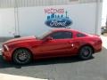 2013 Red Candy Metallic Ford Mustang V6 Premium Coupe  photo #3