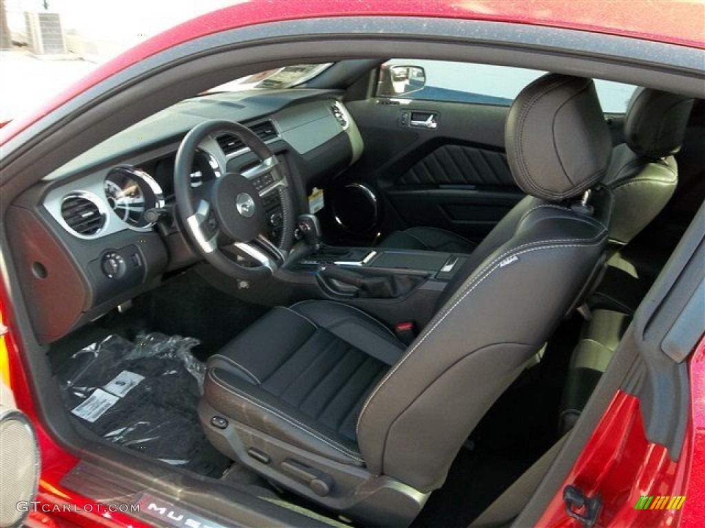 2013 Mustang V6 Premium Coupe - Red Candy Metallic / Charcoal Black photo #16