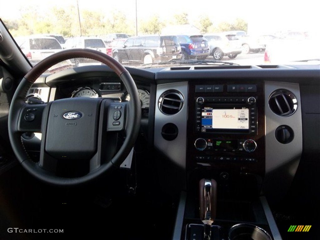 2013 Ford Expedition EL King Ranch King Ranch Charcoal Black/Chaparral Leather Dashboard Photo #73844219