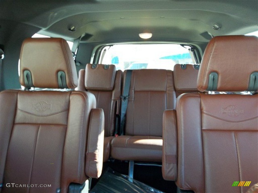 King Ranch Charcoal Black/Chaparral Leather Interior 2013 Ford Expedition EL King Ranch Photo #73844406