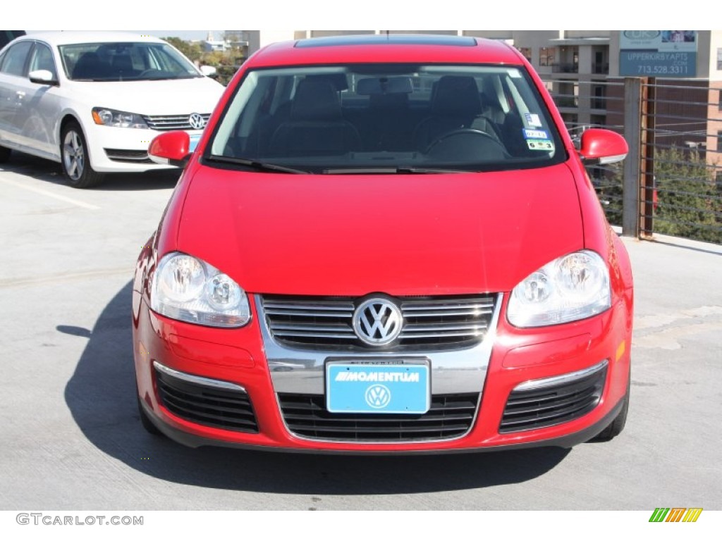 2010 Jetta SE Sedan - Salsa Red / Titan Black photo #2