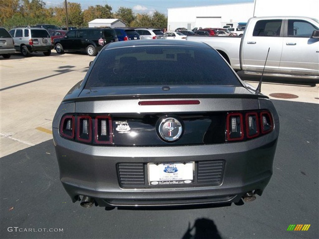 2013 Mustang V6 Premium Coupe - Sterling Gray Metallic / Charcoal Black photo #5