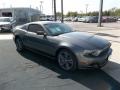 2013 Sterling Gray Metallic Ford Mustang V6 Premium Coupe  photo #14