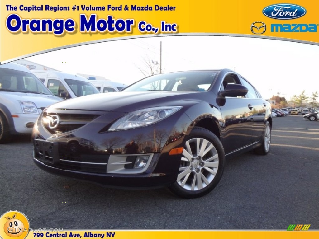 2010 MAZDA6 i Touring Sedan - Black Cherry Metallic / Black photo #1