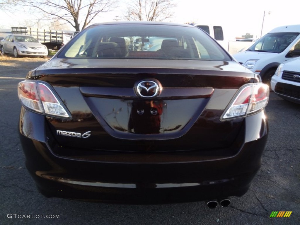 2010 MAZDA6 i Touring Sedan - Black Cherry Metallic / Black photo #6