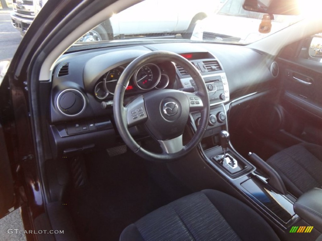 2010 MAZDA6 i Touring Sedan - Black Cherry Metallic / Black photo #10