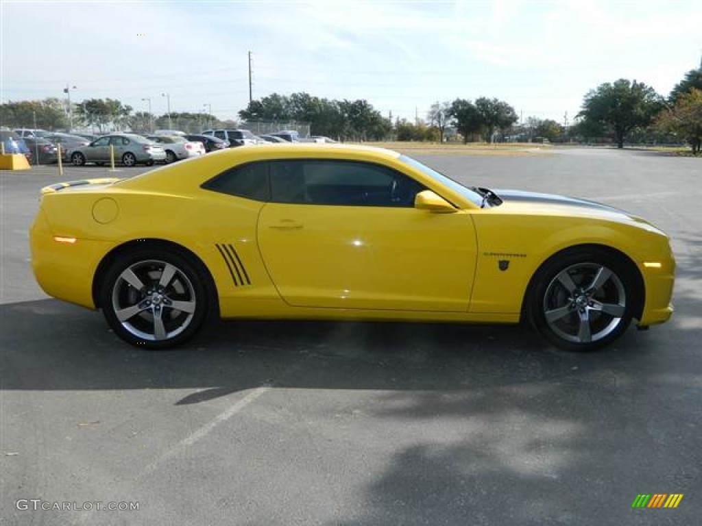 2010 Camaro SS Coupe Transformers Special Edition - Rally Yellow / Black photo #4